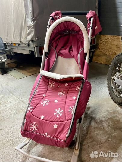 Коляска санки