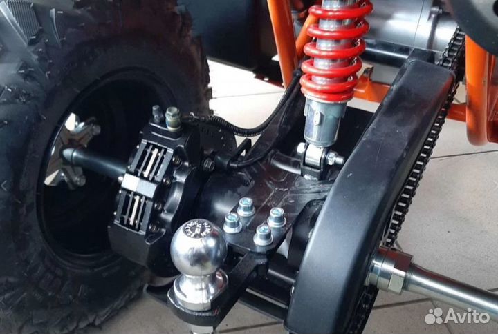 Квадроцикл Kayo Big Bull черно-белый