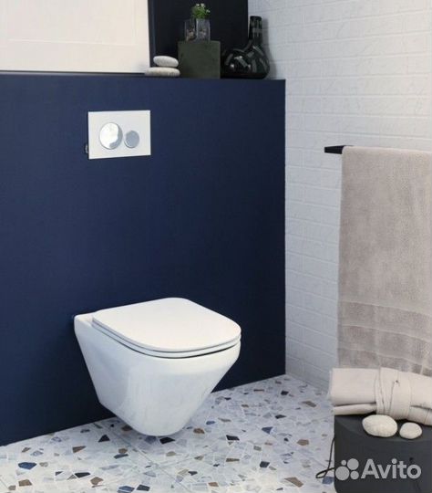 Унитаз подвесной Jacob Delafon Modern Life E77725-0 с крышкой E77168-0 микролифт