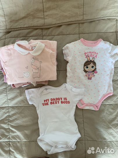 Одежда для девочки пакетом 68 74