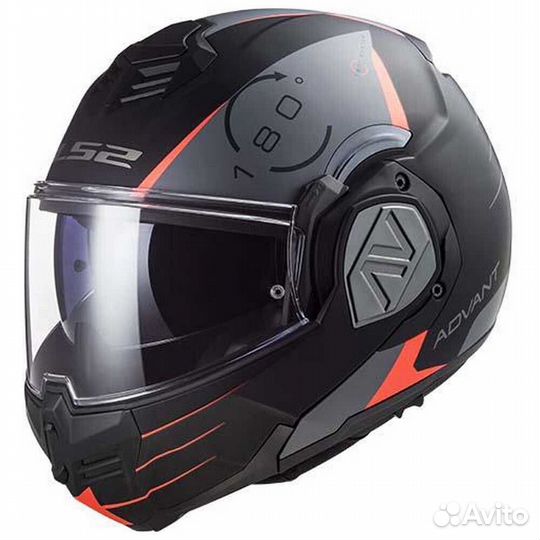 LS2 FF906 Advant Codex modular helmet Matt Black