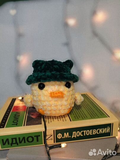 Уточка/цыпленок. Вязаные игрушки ручной работы