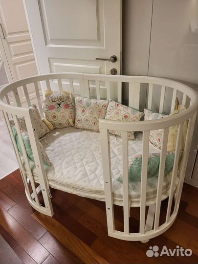 Деиская кроватка трансформер ellipse