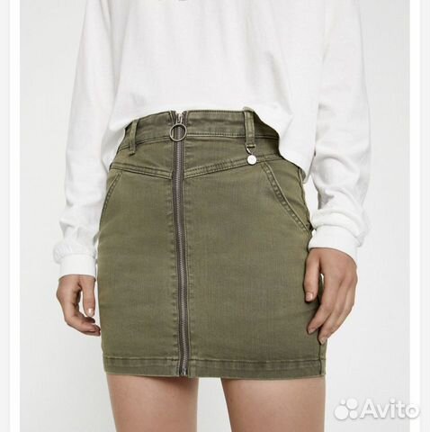Джинсовая юбка Pull&bear, S-XS