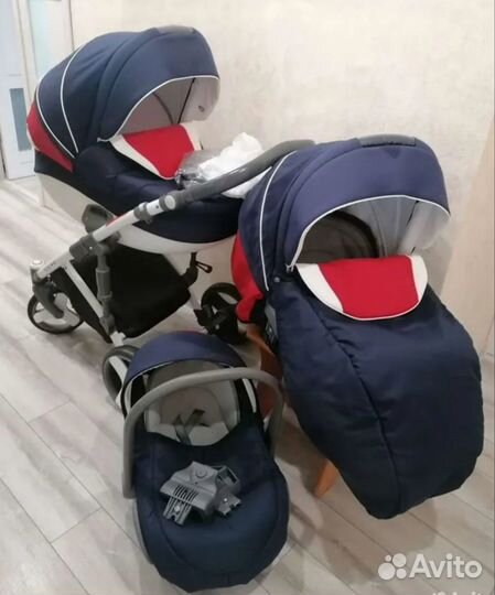 Коляска 3 в 1 tutis zippi mini+ходунки