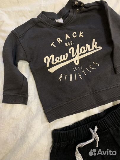 Свитшот hm и джинсы модис