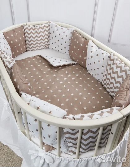 Бортики в детскую кроватку