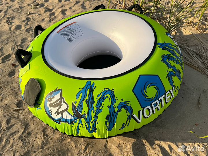 Водный тюбинг ватрушка с тросом и насосом Vortex