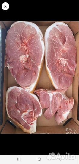 Свежее Мясо свинина