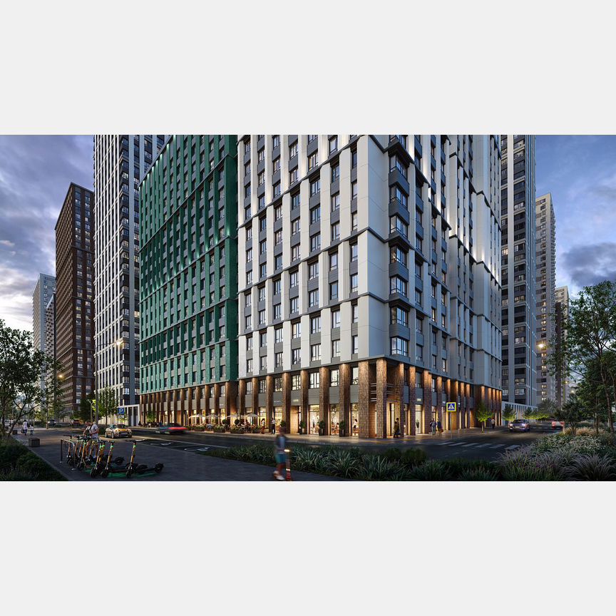 2-к. квартира, 52 м², 10/32 эт.