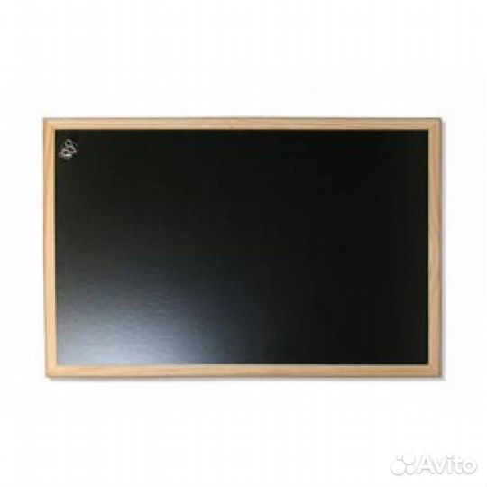 Доска меловая Hebel 60 х 90 см в деревянной раме