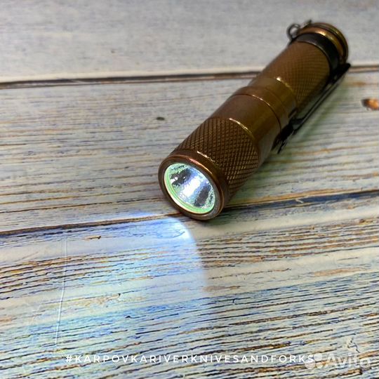 Фонарь Maratac AA Copper, США, б/у