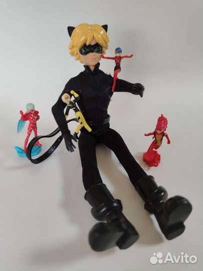 Супер Кот Нуар из сериала Леди Баг Игрушка Кукла