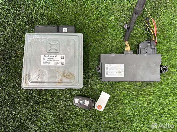 Комплект Cas Dme ключ Bmw 3 E90 N54B30 2008