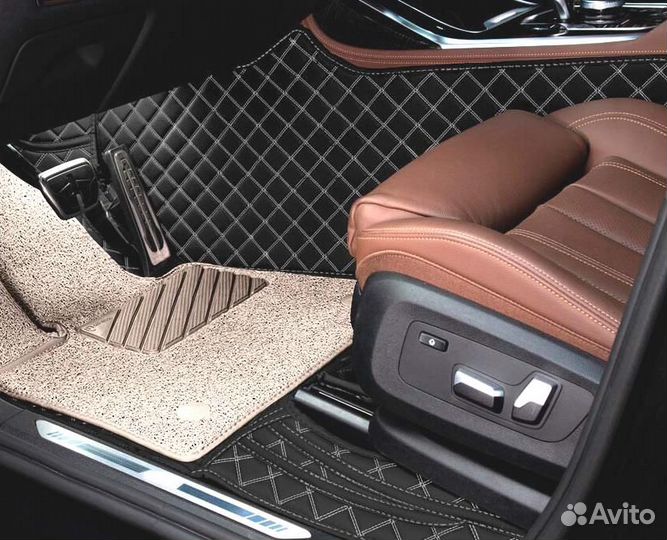 3D Коврики Hyundai Салон Багажник из Экокожи