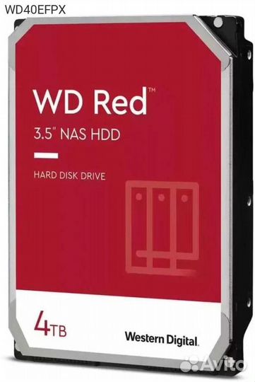 WD40efpx, Диск HDD WD Red Plus SATA 3.5