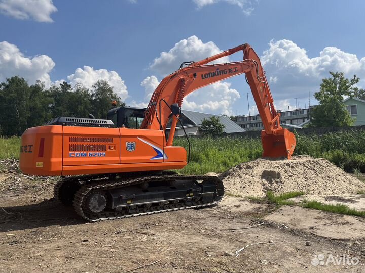 Гусеничный экскаватор Lonking CDM6225, 2023