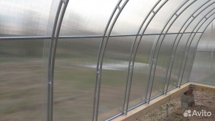 Теплица 3 на 6 усиленная оцинкованная