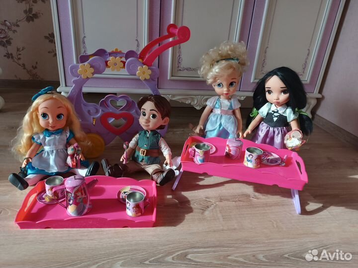 Тележка,столик с посудкой детской Дисней