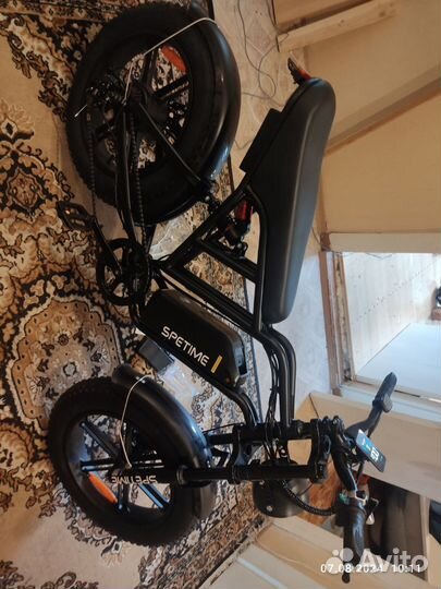 Эктро фэт байк, электровелосипед, spetime k6