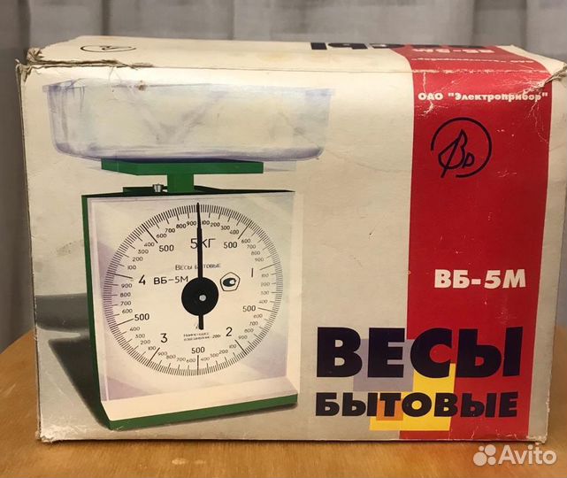 Весы бытовые механические на 5 кг., с чашей