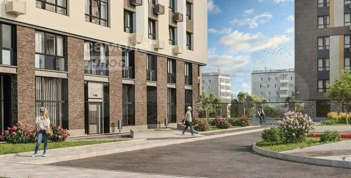 2-к. квартира, 61,7 м², 21/25 эт.