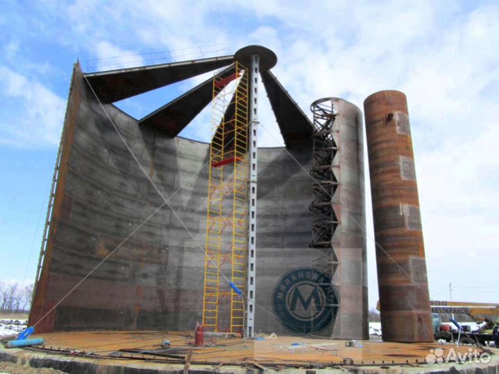 Резервуар для хранения 100 м3. рвс