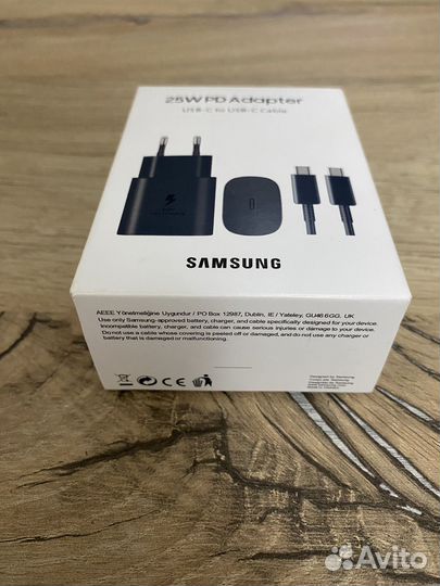 Зарядка samsung 25w PD USB-C