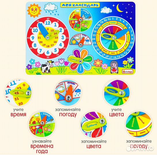 Новый Деревянный обучающий бизиборд