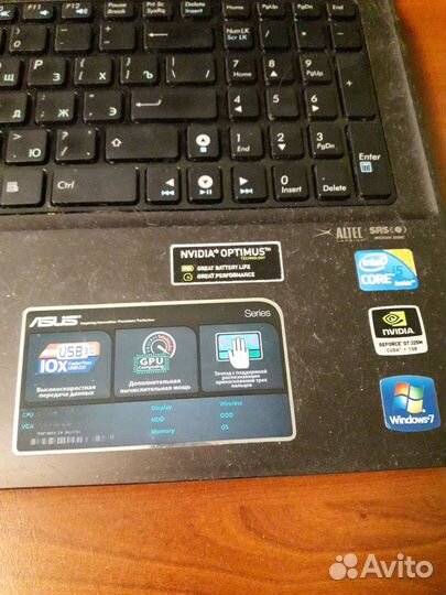 Ноутбук asus N61J