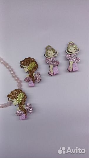 Заколки для волос для девочек ручной работы