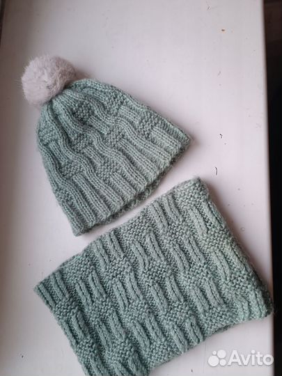 Шапка и снуд детские