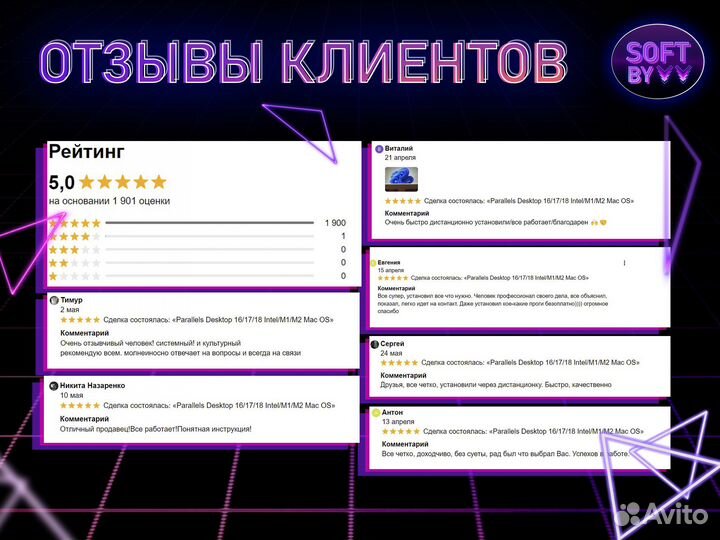 Parallels Desktop 16/17/18/19 Intel/M1/М2 Mac OS
