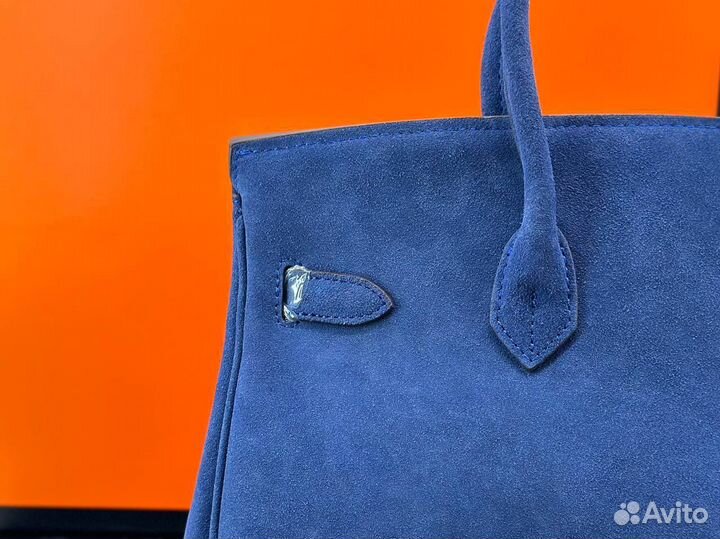 Сумка женская hermes birkin биркин 35 замш