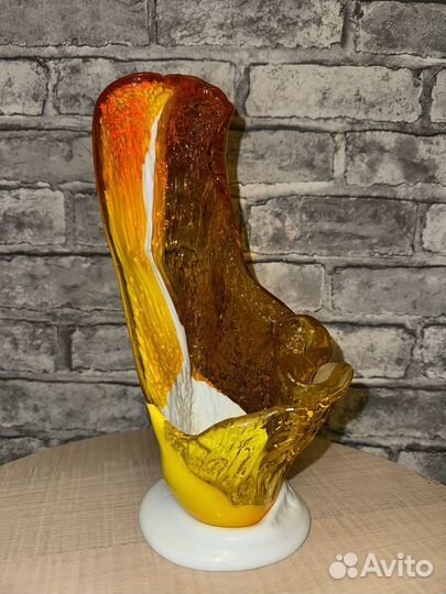 Подсвечник или ваза, авторское стекло