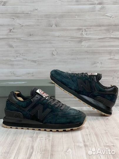 Кроссовки New Balance 574 Stone Island люкс