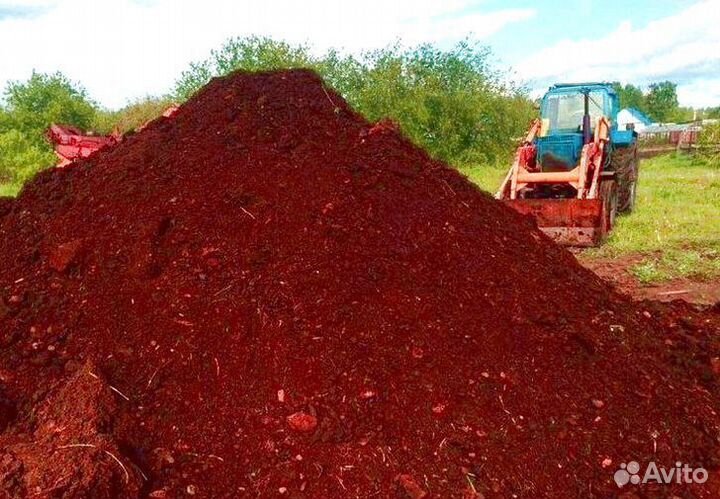 Чернозем, навоз с доставкой. Газель 2 тонны