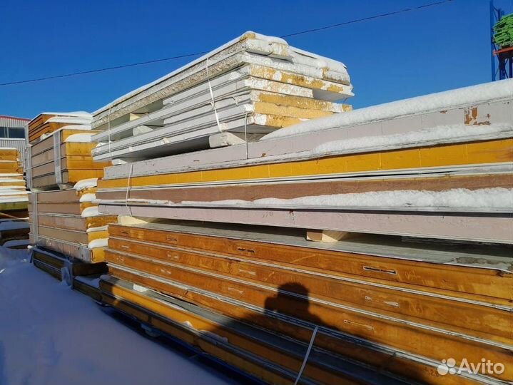 Сэндвич панели 10000 м2 в наличии