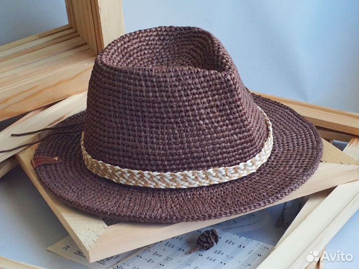Шляпа мужская ручной работы 59-60 размер