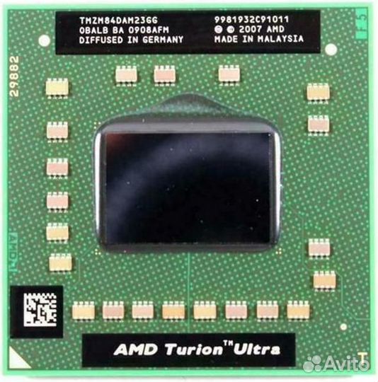 ZM84 Turion X2 Ultra Dual-Core Tmzm84DAM23GG AMD