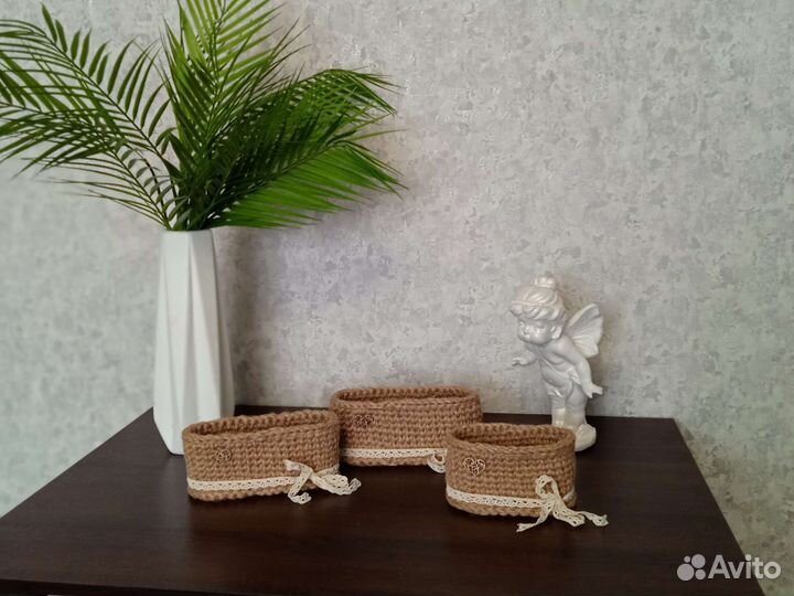 Корзины из джута