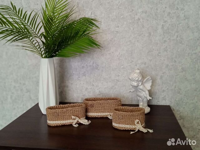 Корзины из джута