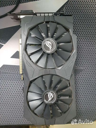 Видеокарта asus rx570 4gb