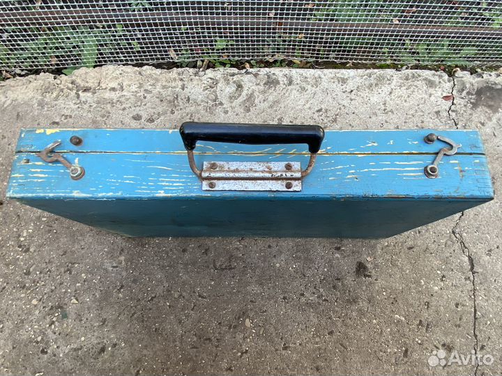 Старинный деревянный ящик для инструмента. СССР