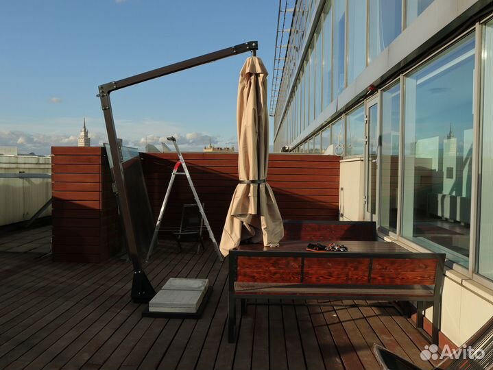 Зонт уличный для кафе 3х3, 4х4