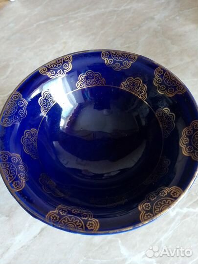 Конфетница, Кофейник Фарфор Кобальт СССР