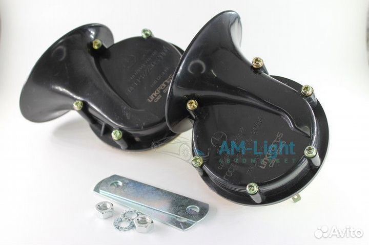 Звуковой сигнал волга, 12В, 115DB (2 штуки)