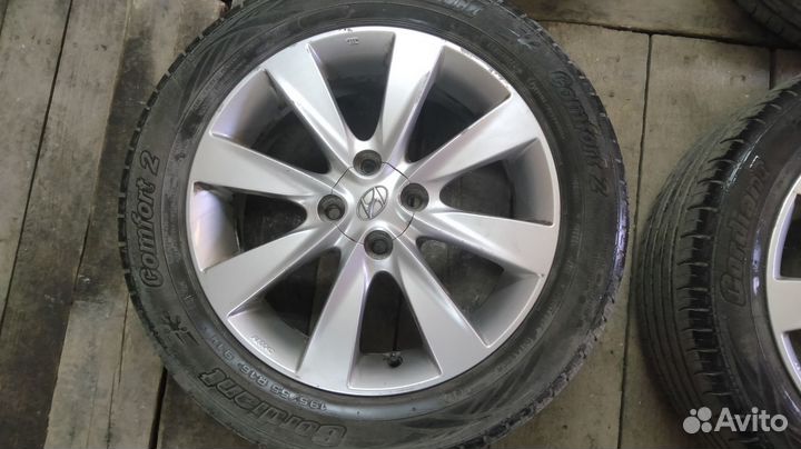 Комплект колёс на hyundai solaris 195/55 R16