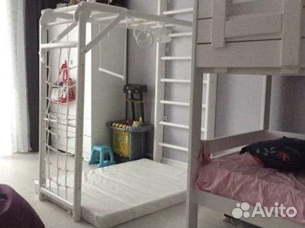 Шведская стенка для детей комплект с матом