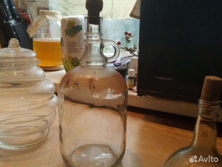 Графин, кувшин, колба